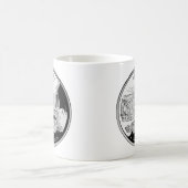 Faux Arizona State Quarter Grand Canyon State Koffiemok (Center)