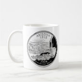 Faux Arizona State Quarter Grand Canyon State Koffiemok (Links)