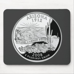 Faux Arizona State Quarter Grand Canyon State Muismat