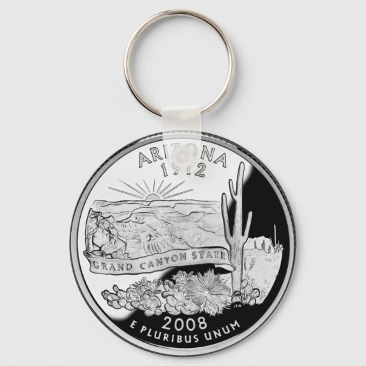 Faux Arizona State Quarter Grand Canyon State Sleutelhanger (Voorkant)