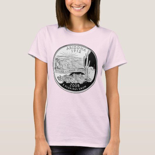 Faux Arizona State Quarter Grand Canyon State T-shirt (Voorkant)