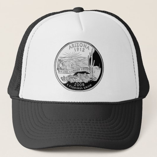 Faux Arizona State Quarter Grand Canyon State Trucker Pet (Voorkant)