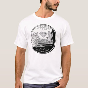 Faux Arkansas State Quarter Crater of Diamonds T-shirt
