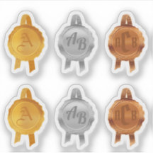 Faux Award / Certificaat Seal Ribbons (InitMetAsso