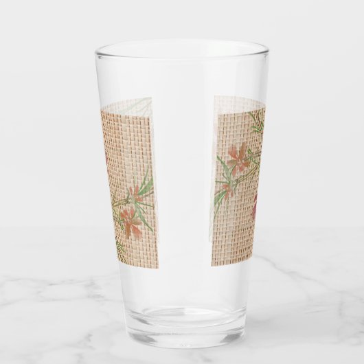 Faux bamboe mat origineel kunstglas glas (Rechts)