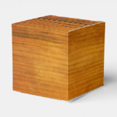 Faux Barn Wood Pink Daisies Cowboy Boots Wedding Bedankdoosjes (Achterkant)