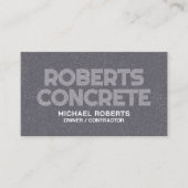 Faux betonnen textuur oppervlak vet Visitekaartje (Voorkant)