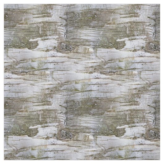 Faux Birch Tree Bark Texture Kijk Pattern Stof (Swatch)
