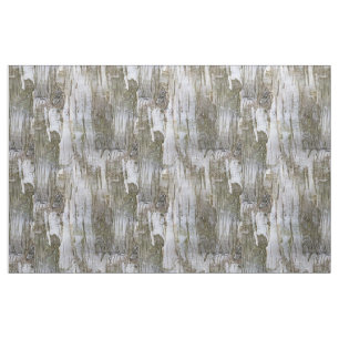 Faux Birch Tree Bark Texture Kijk Pattern Stof