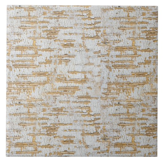 Faux Birchbark Tegeltje (Voorkant)