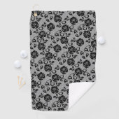 Faux Black Lace Golf Handdoek (Insitu)