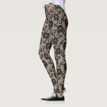 Faux Black Lace Leggings<br><div class="desc">Aangepaste kleur - Gepersonaliseerde romantische Leggings met Faux Black Lace Fishnet Modern Design - of Kies / voeg uw favoriete achtergrondkleur ! toe U kunt ook jouw tekst / naam ! toevoegen Formaat wijzigen en verplaatsen of verwijderen / element / tekst / afbeelding toevoegen met het gereedschap Aanpassen. Ontwerp van...</div>
