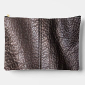 Faux Black Leather Print Cut Sew Bag Etui (Voorkant)
