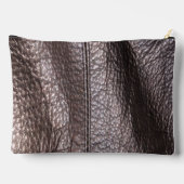 Faux Black Leather Print Cut Sew Bag Etui (Achterkant)