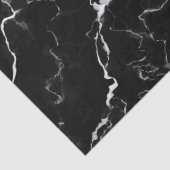Faux Black Marble Texture Kijk uit Tissuepapier (Detail)