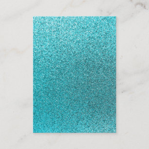Faux Blauwgroen Blauwe Glitter Achtergrond Sparkle Visitekaartje