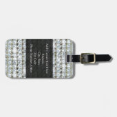 Faux Bling Bagagelabel (Voorkant horizontaal)