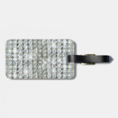 Faux Bling Bagagelabel (Achterkant horizontaal)