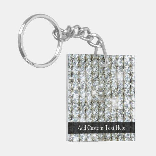 Faux Bling Sleutelhanger (Voorkant Links)