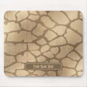 Faux "Blonde" Gold Giraffe — Afdrukken op maat Muismat