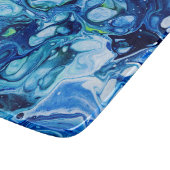 Faux Blue en Green Marble Snijplank (Hoek)