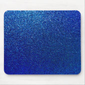 Faux Blue Glitter Background Sparkle Texture Muismat (Voorkant)
