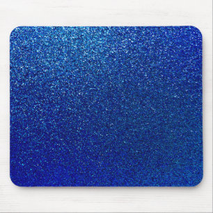 Faux Blue Glitter Background Sparkle Texture Muismat