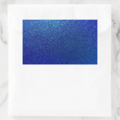 Faux Blue Glitter Background Sparkle Texture Rechthoekige Sticker (Tas)