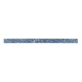 Faux Blue Glitter Texture look-like Graphic Satijnen Lint (Voorkant)