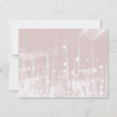 Faux Blue Glittering Fab Confetti Sparkles Stippen Kaart (Achterkant)