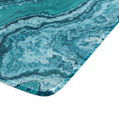 Faux Blue Green Marmer Snijplank (Hoek)