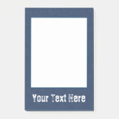 Faux Blue Jeans Denim Aangepaste tekst Post it Not Post-it® Notes (Voorkant)