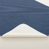 Faux Blue Jeans Fabric Sherpa Blanket Deken (3/4)