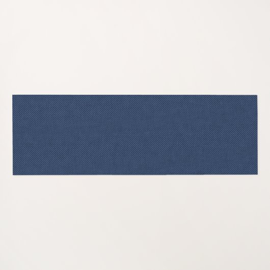 Faux Blue Jeans Fabric Yoga Mat (Achterkant (horizontaal))