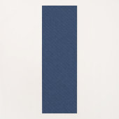 Faux Blue Jeans Fabric Yoga Mat (Voorkant)
