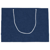 Faux Blue Jeans Gift Bag Modern Design Groot Cadeauzakje (Achterkant)