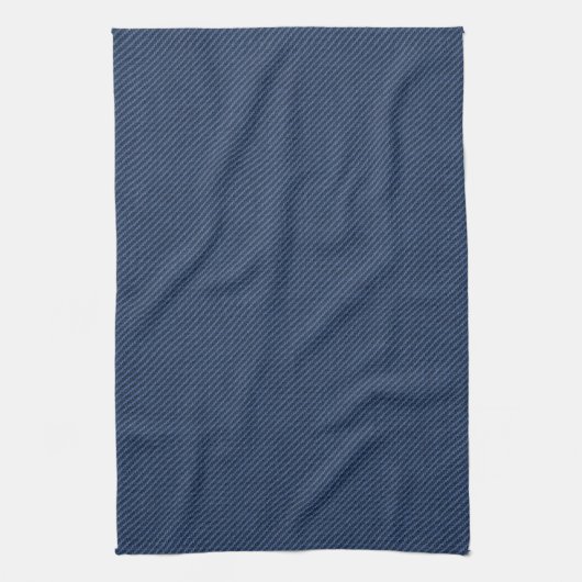 Faux Blue Jeans Kitchen Towel Theedoek (Verticaal)
