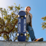 Faux Blue Jeans Skateboard Jouw tekst - Naam<br><div class="desc">Blauw joodskateboard - voeg Jouw tekst toe - Naam met het hulpmiddel van de Aanpassing!</div>