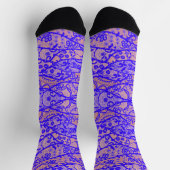 Faux Blue Lace Fishnet Sokken (Top)