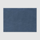 Faux Blue Leather Texture Tissuepapier (Voorkant)