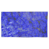 Faux Blue Marble King Size Pillowcase Pair Kussensloop (Voorkant-Links)