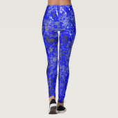 Faux Blue Marbling Leggings (Achterkant)