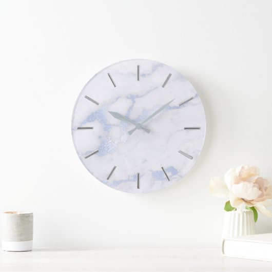 faux blue marmer - ontwerp grote klok (Huis)