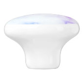 Faux Blue Roze en Paarse marmer Keramische Knop (Zijkant)