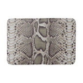 Faux Boa Constrictor Snake Skin Bathroom Mat (Voorkant)