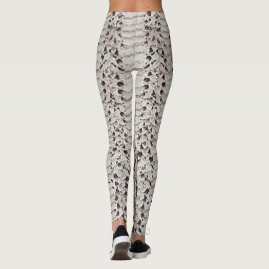 Faux Boa Constrictor Snake Skin Leggings (Achterkant)