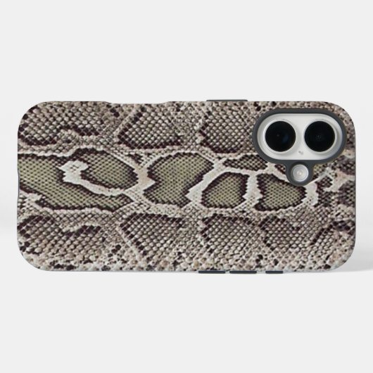 Faux Boa Constrictor Snakeskin Case-Mate iPhone Case (Achterkant (horizontaal))