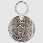 Faux Boa Constrictor Snakeskin Sleutelhanger (Voorkant)
