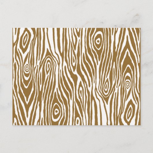 Faux Bois Briefkaart (Voorkant)