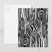 Faux Bois Briefkaart (Voorkant / Achterkant)